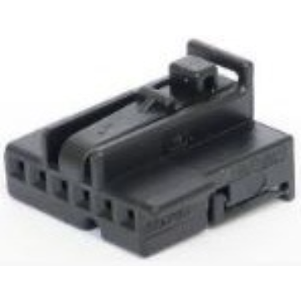 Delphi-13623994 Gaine de câblage de raccordement discret Conn Housing RCP 6 POS Crimp ST Cable Mount Black