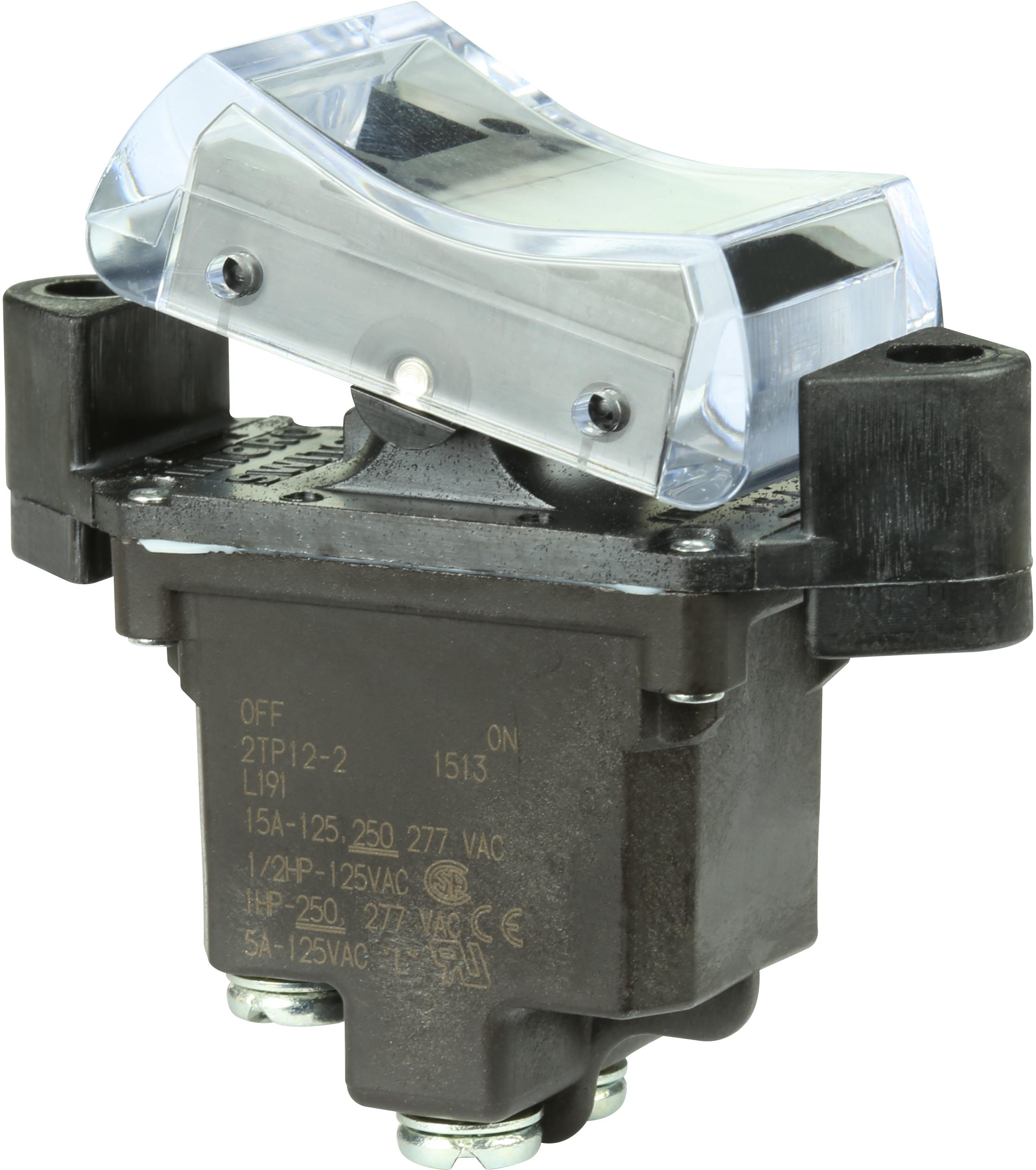 Honeywell-2TP12-2 Bascule de commutateur Switch Rocker OFF ON DPST Screw Rocker 15A 277VAC 250VDC 745.7VA