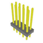 Conn Unshrouded Header HDR 10 POS 2mm Solder ST Top Entry Thru-Hole Bulk