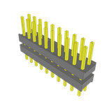 Conn Board Stacker HDR 20 POS 2.54mm Solder ST Top Entry Thru-Hole Bulk