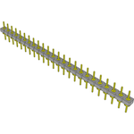 Conn Unshrouded Header HDR 24 POS 2.54mm Solder ST Top Entry Thru-Hole Tube