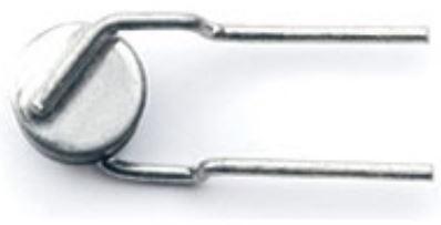 TE Connectivity-TRF250-180U Fusibile resettabile PTC PTC Resettable Fuse 0.18A(hold) 0.65A(trip) 100VDC 3A 0.9W 2s 0.8Ohm Radial 9 X 3.8mm Bulk