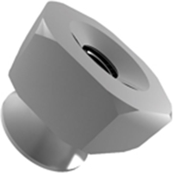 RAF Electronic Hardware-7224-SS Muttern Nut Hex 10-32-THD 1in/2in-A/F 11in/32in-THK Stainless Steel