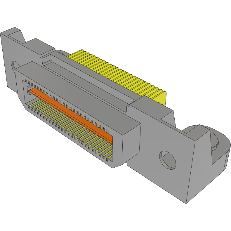 Samtec-QTS-025-01-L-D-RA-LS2 Piastre connettori e prese PCB Conn Micro High Speed Terminal Strip HDR 50 POS 2.03mm/0.635mm Solder RA Side Entry SMD/Thru-Hole Tray