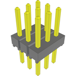 Conn Unshrouded Header HDR 9 POS 2.54mm Solder ST Top Entry Thru-Hole Bulk