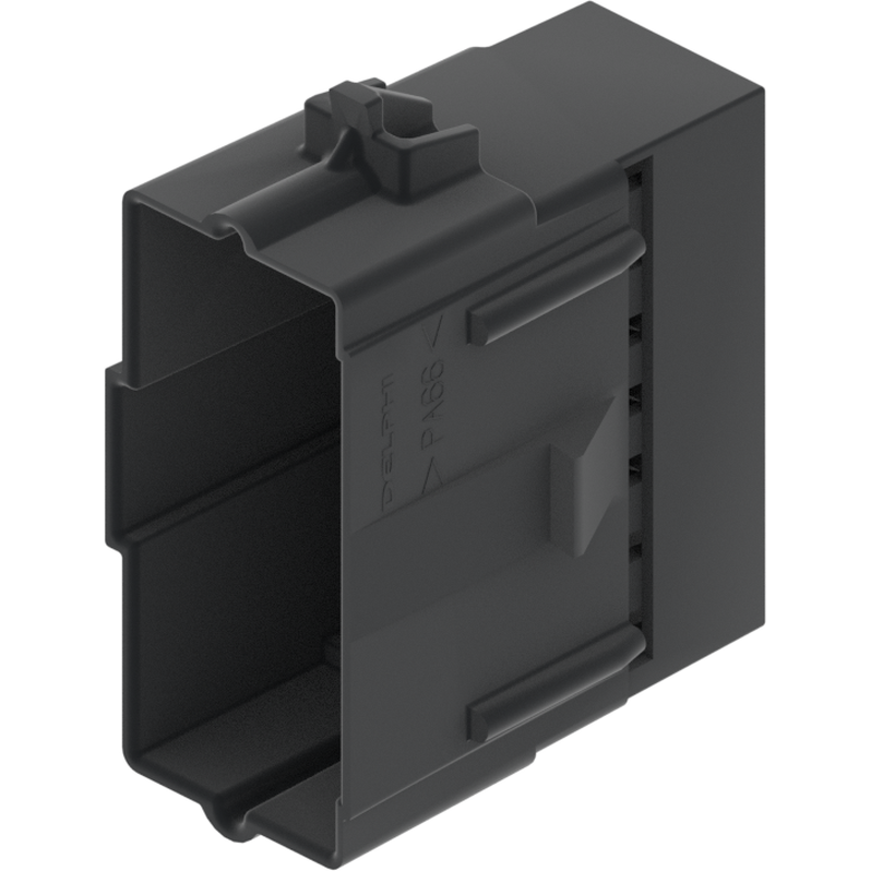 Delphi-12020629 Einzeladersteckverbinder, Gehäuse Conn Housing PL 17 POS Crimp ST Cable Mount Black
