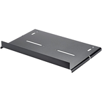 The Waterfall Trough creates a perfect cable pathway above R4P-style 4 Post Racks and PR2V Cable Managers, Black, 1pc