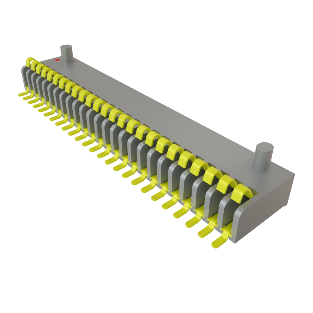 Samtec-SIBF-25-F-S-AD Cabezales del conector y receptáculos PCB Conn One Piece Interface M 25 POS 1.27mm Solder RA Side Entry SMD Tube