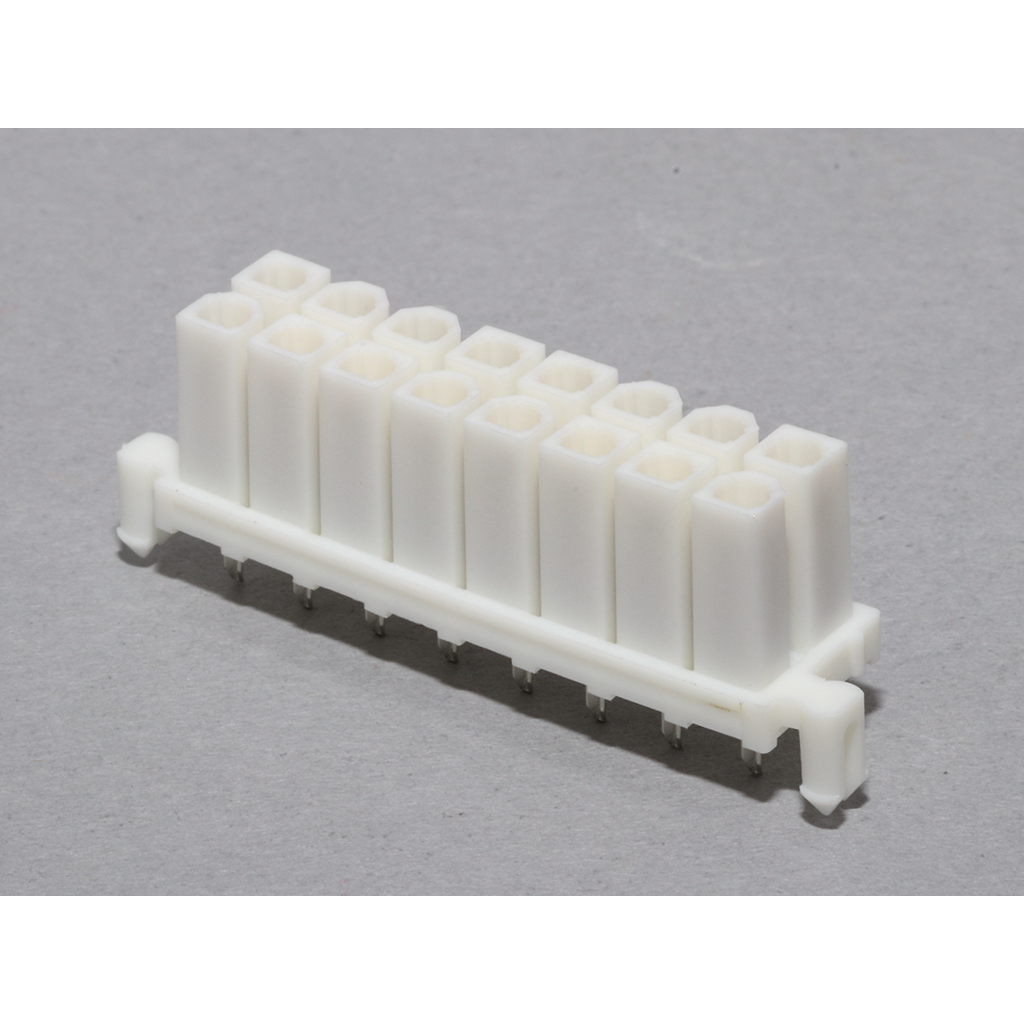 Molex-15247161 Connector Headers and PCB Receptacles Conn Board to Board RCP 16Power POS 4.2mm Solder ST Top Entry Thru-Hole Mini-Fit BMI Tray