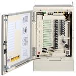 TE Connectivity-300001738384 Fiber Management Systems FDH 3000 Fiber Distribution Extra Small In-Hub Splice Cabinet, 96F, SC/APC, 0 spltr., LT pigtails, heat-shrink fusion splice, 24F