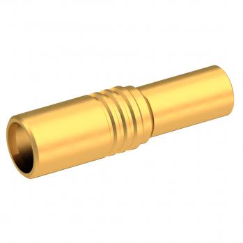Radiall-R113241000 Raccordement FR Conn MCX 0Hz to 6GHz 50Ohm Crimp ST Cable Mount F Gold Over Nickel
