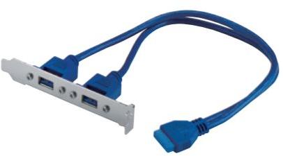 Advantech-1700020277-01 Cable Assembly USB 2 ports USB 3.0 cable