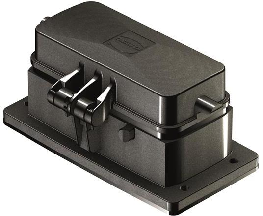 HARTING Technology Group-19430160322 Backshells Bulkhead Housing 180° 16B Shell Size Glass Filled Nylon/Glass Filled Polyamide Double Lock Han-Eco®