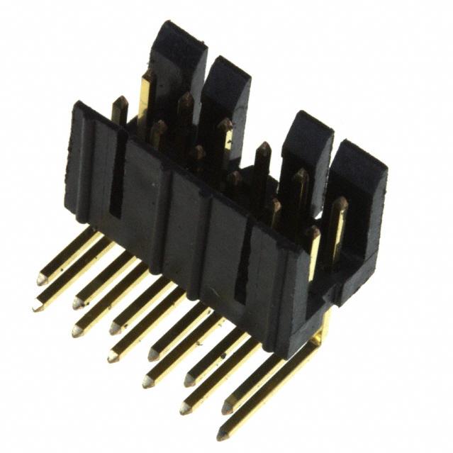 Amphenol Communications Solutions-78207-112 Embases de raccordement et réceptacles PCB PV®Wire-to-Board Connector System, 2 Wall Shrouded Right angled Header - Through Hole - Double row - 12 Positions, 2.54mm (0.100in) pitch