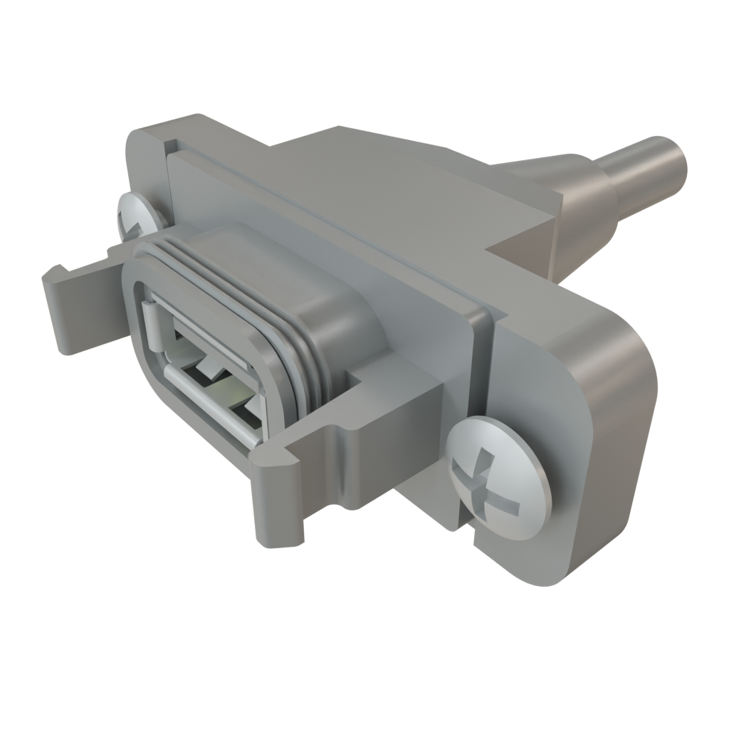 Samtec-RPCU-G-00.50-AMS-BC Cable Assembly USB Cable Assembly USB 0.5m USB Type A 4 POS RCP Crimp 20AWG/25AWG/28AWG AccliMate™