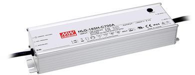 MEAN WELL-HLG-185H-C1050A LED Power Supplies AC/DC LED Power Supply 199.5W Single 5-Pin