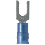 Fork Terminal 14-18AWG Copper Blue 23.62mm Tin Bottle