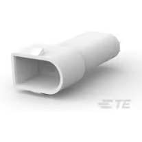 TE Connectivity-926101-1 Custodia filo connettore dedicato Conn Housing RCP 2 POS 6.1mm Crimp ST Cable Mount Natural Bag