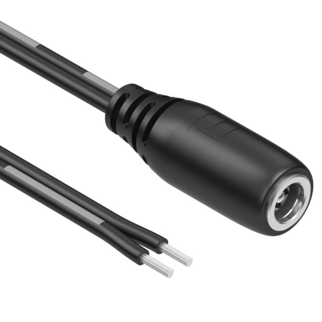 Tensility International-10-01092 Cable Assembly DC Power Cable Assembly DC Power 1.83m DC Power Jack 2POS F 18AWG