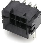 Conn Wire to Board M 6 POS 4.2mm Solder RA Side Entry Thru-Hole Mini-Fit BMI Tray