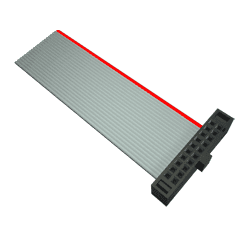 Samtec-FFSD-02-01-S Steckverbinderleisten und Leiterplattenbuchsen Conn IDC Connector SKT 4 POS 1.27mm IDT RA Cable Mount Tube