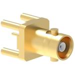 Conn HD-BNC 0Hz to 4.5GHz 75Ohm Solder ST Thru-Hole F Gold Bag