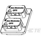 TE Connectivity-1877720-1 矩形连接器 Rcpt Shell Kit,Vert,Rear Pnl Mt,A-F Jack