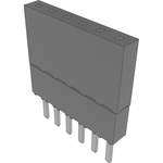 Conn Elevated Socket SKT 6 POS 2.54mm Solder ST Top Entry Thru-Hole Bulk