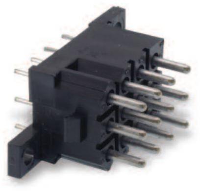 ITT Corporation-192991-0412 Steckverbinder, rechteckig Conn Rectangular PIN 12 POS Solder ST Thru-Hole