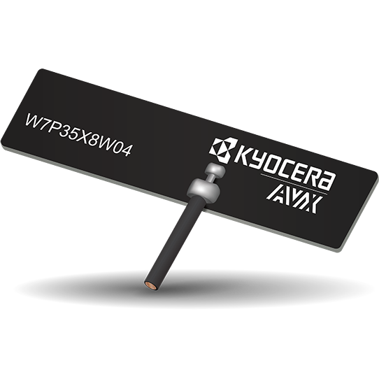 KYOCERA AVX Components Corporation-W7P35X8W04-H100D3B0A Antennas Antenna Embedded 6dBi Gain 2480MHz/5850MHz/7125MHz