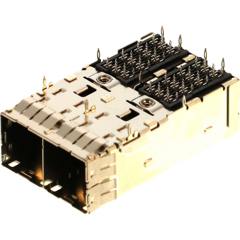 Molex-76866-1015 Steckverbinder, Telefon und Telekommunikation Conn I-Pass+ F 72 POS Press Fit RA Thru-Hole 72 Terminal 2 Port iPass+ Tray