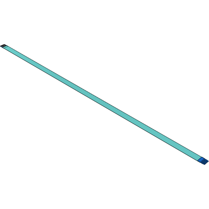 Samtec-FJ-05-R-24.00-4 Flachband Kabelbaugruppen Flat Flexible Cable, Jumper and Socket