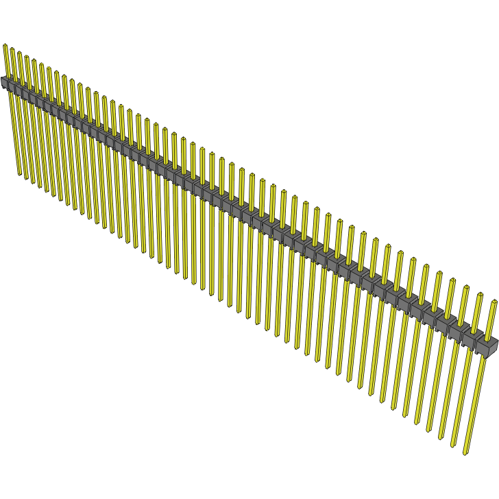 Samtec-TSW-150-29-S-S 连接器插头及 PCB 插座 Conn Unshrouded Header HDR 50 POS 2.54mm Solder ST Top Entry Thru-Hole Bulk
