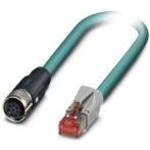 Cable Assembly Ethernet 1m 26AWG RJ-45 to M12 Circular PL-F
