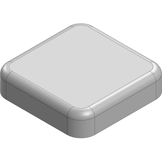 Masach Tech-MS110-10C null 11.6 x 11.6 x 2.8mm Two-piece Drawn-Seamless RF Shield/EMI Shield COVER (CRS)