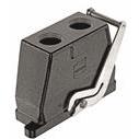 HARTING-09400240487 Schrumpfbalgenadapter Hood 180° 24B Shell Size Powder Die Cast Aluminum Screw Lock