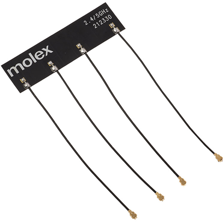 Molex-2123300100 Antenne Antenna Flex 3.9dBi Gain 2483.5MHz/5850MHz Film