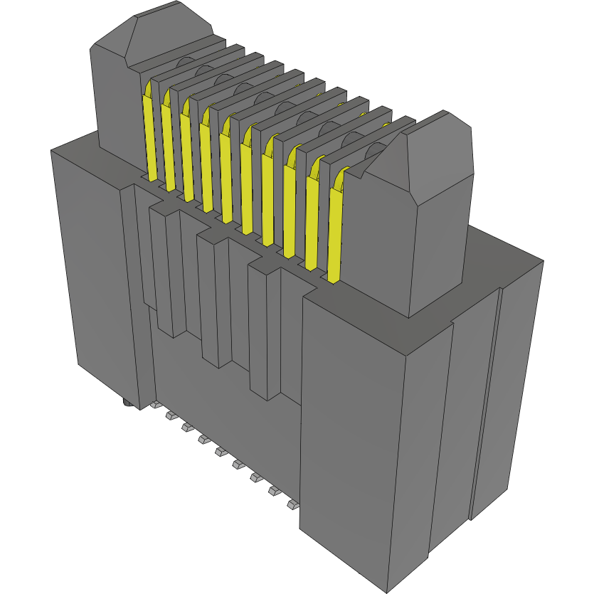 Samtec-ERM8-010-09.0-L-DV-TR Connector Headers and PCB Receptacles Conn Micro High Speed Terminal Strip HDR 20 POS 0.8mm Solder ST SMD T/R