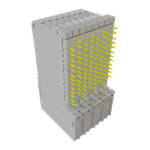 Conn High Density Backplane RCP 64 POS 1.8mm Press Fit RA Thru-Hole XCede® Tray