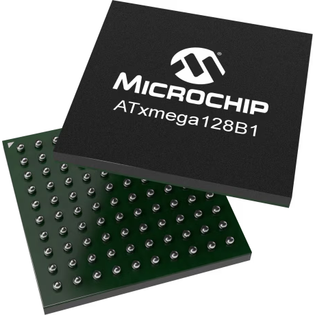 Microchip Technology-ATXMEGA128B1-CU Microcontrollers - MCUs MCU 8-bit/16-bit AVR RISC 128KB Flash 1.8V/2.5V/3.3V 100-Pin CBGA Tray