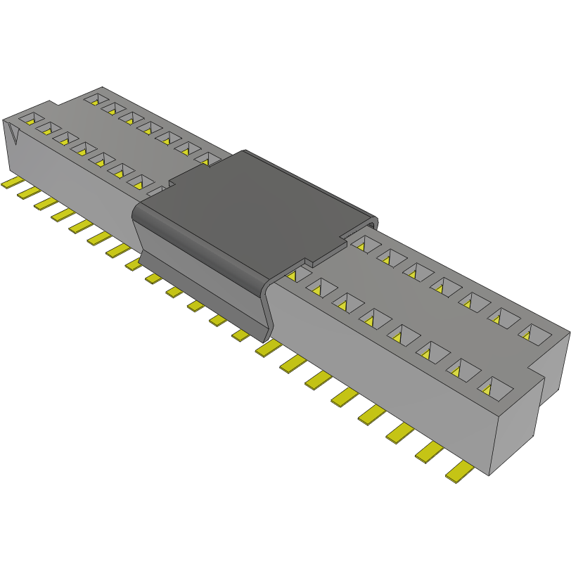 Samtec-BKS-141-01-F-V-P Connector Headers and PCB Receptacles Conn Socket Strip SKT 41 POS 1mm Solder ST SMD TIGER CLAW™ Tube