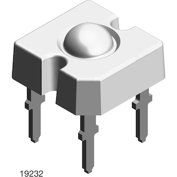 Vishay-VLWR9930 DEL LED Uni-Color Red 624nm 4-Pin Tube Automotive AEC-Q101