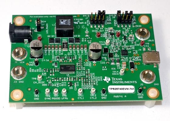 Texas Instruments-TPS25740EVM-741 Entwicklungssätze und Werkzeuge TPS25740 USB Interface IC Evaluation Board