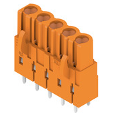 Weidmuller-1630740000 Steckverbinderleisten und Leiterplattenbuchsen Conn Wire to Board F 5 POS 5.08mm Solder ST Top Entry Thru-Hole Box