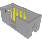 Conn Shrouded Header HDR 10 POS 2.54mm Solder ST Top Entry Thru-Hole Bulk