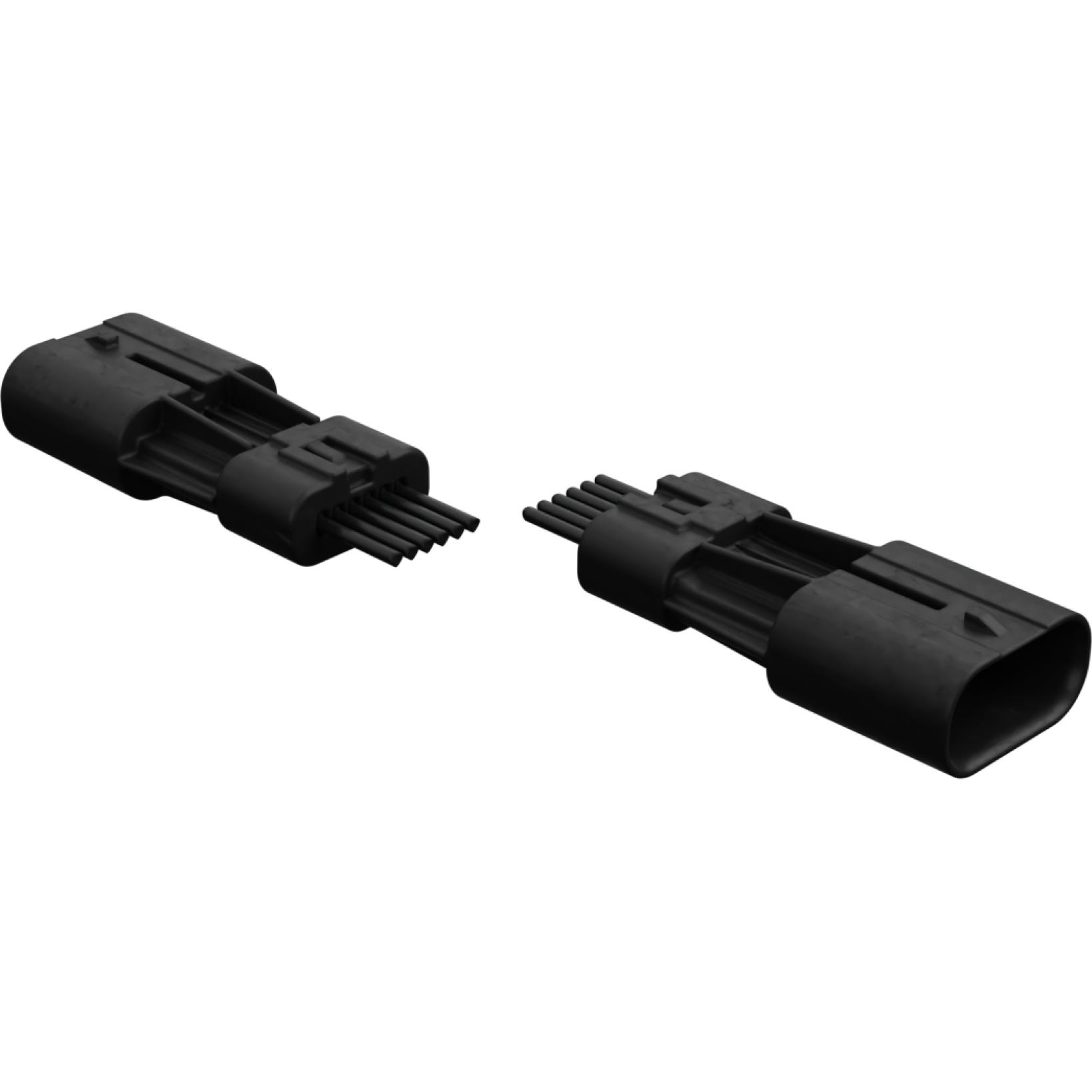 Molex-451460601 Cable Assembly AC Power Cable Assembly 0.15m Squba to Squba 6 to 6 POS M-M Crimp-Crimp 22AWG