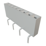 Conn Socket Strip SKT 8 POS 2.54mm Solder ST Top Entry Thru-Hole TIGER CLAW™ Tube