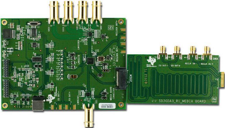 Texas Instruments-SD3GDAIII/NOPB 开发套件和工具 LMH0366/LMH0376/LMH0395 Multimedia Evaluation Board