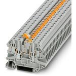 Conn Feed-Through Modular Terminal Block F 4 POS Screw T DIN Rail 20A