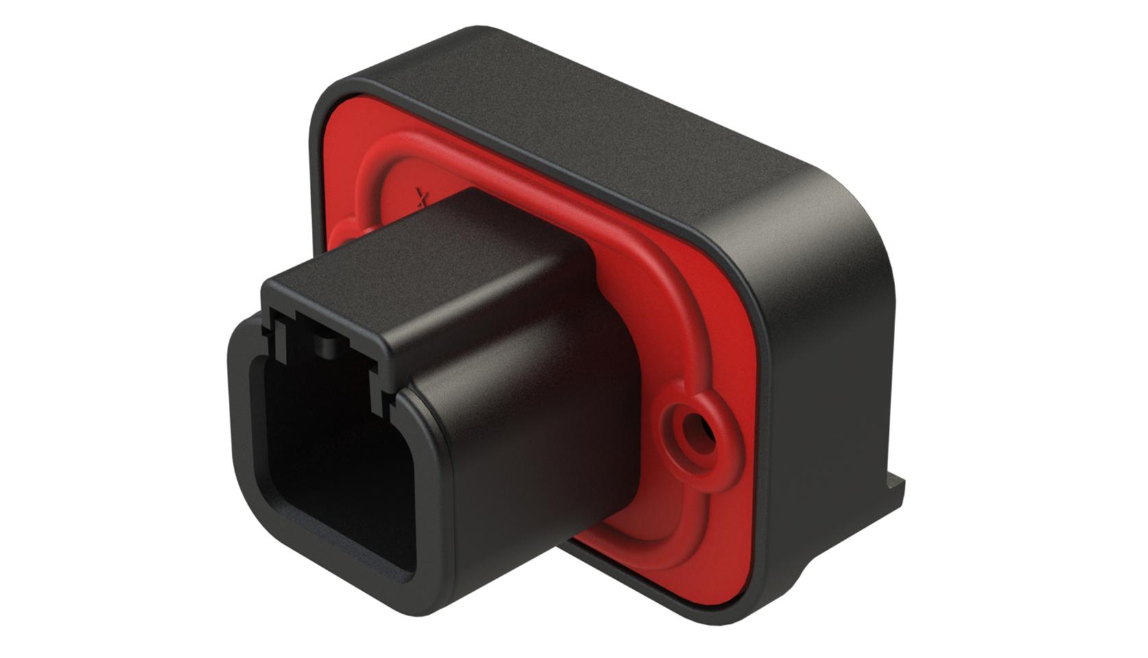 Amphenol-ATP13-2P-BM02BLK Steckverbinderleisten und Leiterplattenbuchsen Conn Shrouded Header (4 Sides) HDR 2 POS 6.7mm Solder RA Side Entry Thru-Hole